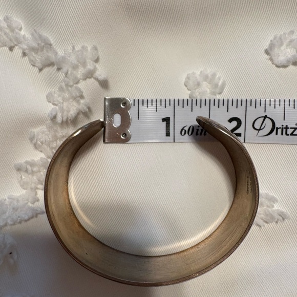 B. Webb DIAMOND EYE Sterling Silver cuff bracelet Navajo artist - Picture 9 of 12